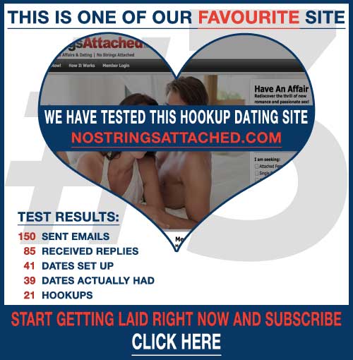 screenshot of the hookup site NoStringsAttached